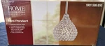 H.DC.1-LIGHT Polished Chrome Pendant With Clear Crystal Accents. Fixed Price $38.97.