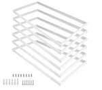 6 Pack 2X4 Surface Mount Kit For Led Flat Panel Light - Aluminum Ceiling Frame. Fixed Price $125.04.