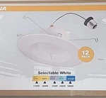(12 Pack) Sylvania RT5/6 Inch 65 Retrofit Downlights Dimmable Led Recessed. Fixed Price $29.99.