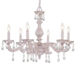 Crystorama 5036-AW-CL-MWP Sutton 6-LIGHT Cut Crystal Chandelier. Fixed Price $794.00.