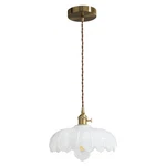 Xzhgcee Vintage Pendant Fixtures Milk Glass Lights Kitchen Isla.... Fixed Price $102.13.