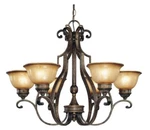Minka-lavery 4336-561 Light 2-TIER Chandelier Brompton Bronze. Fixed Price $450.00.