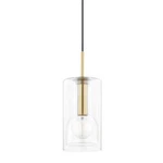 Mitzi H415701A-AGB Belinda Light 6 Inch Aged Brass Pendant Ceiling. Fixed Price $260.00.