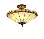 Chloe Lighting Belle Tiffany Style Mission 2 Semi Flush Ceiling Fixture. Fixed Price $127.59.