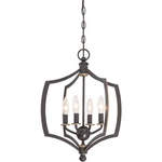 Minka-lavery 4374-579 Open Box Middletown Mini Chandelier Downton Bronze/gold. Fixed Price $174.50.