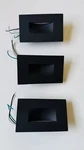 Pack Led Step Lights 120V Dimmable 3CCT Black Recessed Wall. Fixed Price $32.85.