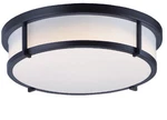 Maxim 10270WT Rogue 3 Light 17"W Flush Mount Drum Ceiling Fixture - Black. Fixed Price $110.00.