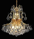 Elegant Lighting V8001D19G/RC Toureg Mini Chandelier Gold. Fixed Price $434.00.