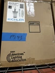 TWO(2) Kichler 43076NIFL 1-LIGHT Brushed Nickel 13W GU24 Etched White Glass -M43. Fixed Price $36.94.