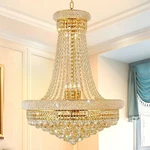 French Empire Crystal Chandelier Modern Hanging Lamp Elegant Pendant Light. Fixed Price $237.20.