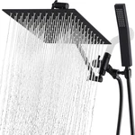 Xuokaer All Metal 12 Inch Dual Square Shower Head Handheld Spray Combo Rain. Fixed Price $113.73.