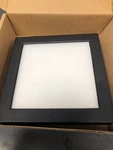Dals CFLEDSQ06-CC-BK 6" Flush Mount Square Outdoor Ceiling Light Black. Fixed Price $62.99.