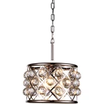 Elegant Lighting 1214D12PN/RC Madison Pendant Polished Nickel. Fixed Price $546.00.