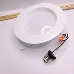 Feit Electric Retrofit Recessed Light Trim Dimmable 120-WATT Equivalent 5/6. Fixed Price $9.95.
