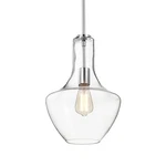 Edvivi Chrome Pendant Light, 10.25 In. Dia 1-LIGHT Farmhouse Hanging Fi.... Fixed Price $78.62.