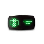 Cooling Fans Green Stark 5-PIN Horizontal Laser Etched Led Rocker Switch .... Fixed Price $21.01.