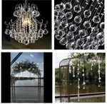 Box Of 50PCS Crystal Balls 40MM/ 1.5" Prisms Chandelier Part, Wedding. Fixed Price $69.00.