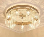 Golden Lighting 1768-9SF Wg-hwg Ciara 27"W Semi-flush Mount White. Fixed Price $399.99.