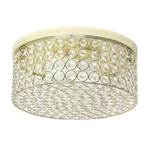 Elegant Designs FM1003-GLD Elipse Crystal 12 Inch Modern Metal Light Round .... Fixed Price $93.89.