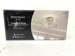 Monteaux Lighting 13 In. 2-LIGHT Chrome And Crystal Flush Mount Ceiling. Fixed Price $59.99.