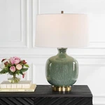 Nataly Modern 26" Ceramic Table Lamp Uttermost 30238. Fixed Price $422.40.