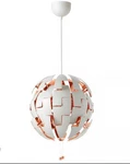 Ikea Ps 2014 Ceiling Pendant Lamp 14" White Copper 303.114.92 David Wahl Light. Fixed Price $79.95.