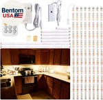 Under Cabinet Lighting, 8PCS Led Strip Lights With Remote And 24W Adapter, Ultra. Fixed Price $39.57.