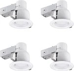 90958 4" Rust Proof Indoor/outdoor Ridged Baffle Round Trim Recessed Lighting Ki. Fixed Price $106.99.