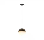 Orein 1-LIGHT Matte Black Globe Integrated Led Kitchen Pendant. Fixed Price $55.00.
