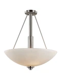 Trans Globe Lighting 70528-1 Mod Pod 3 20"W Pendant Nickel. Fixed Price $218.50.