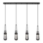 Innovations Milan 4LT 4" Cord Linear Pendant, Bk/sm 124-452-1P-BK-G452-4SM. Fixed Price $1467.40.