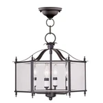 Livex Lighting Livingston Convertible Chain Hang/ceiling Mount, Bronze 4398-07. Fixed Price $265.96.
