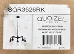 Quoizel Squire 5-LIGHT Rustic Black Transitional Outdoor Chandelier New Dmgd Box. Fixed Price $224.99.