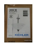 Kichler Wynberg 15". 2-LIGHT Brushed Nickel Transitional Shaded Kitchen Pendant. Fixed Price $50.67.