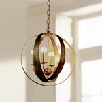 Crystorama Luna 16"W Bronze Gold 4-LIGHT Orb Chandelier. Fixed Price $478.40.