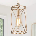 Optimant Lighting Gold Pendant For Kitchen Island, Modern Cage Hangi.... Fixed Price $37.29.