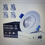 Sublimation 4 Pack 3 Inch Gimbal Led Recessed Light With Junction Box 10W White. Fixed Price $39.95.