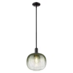Innovations Brookhaven Sphere 10" Stem Mini Pendant, Bl/sl 716-1S-BK-G481-10SL. Fixed Price $212.96.