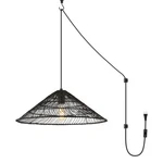 Jonathan Lighting JYL1407 Nova 20"W Led Hardwired Or Plug-in Black. Fixed Price $260.00.