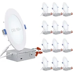 Torchstar Basic Series 12-PACK 6 Inch Ultra-thin Led Recessed Lighting With. Fixed Price $79.49.