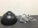Worth PKN-7363-8090 Matte Black Pendant Light Kit With Dome Shade. Fixed Price $86.99.