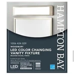 Hampton Bay 1006 424 029 Woodbury Led Color Changing Vanity Fixture Nickel. Fixed Price $59.99.