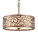 Home Decorators Carousel 3-LIGHT Burnished Gold Pendant 782042230330. Fixed Price $119.99.