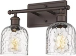Zeyu 2-LIGHT Bathroom Vanity Light, Farmhouse Wall Oil Rubbed Bronze. Fixed Price $93.86.