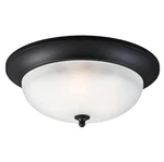 Seagull 7827403BLE-12 3-LIGHT Outdoor Ceiling Flush Mount Black Modern. Fixed Price $31.50.