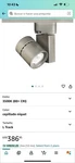 Wac Lighting MO-L1023F Exterminator Ii 5"W Led Accent / Spot Nickel. Fixed Price $170.00.
