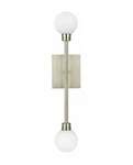 Tech Lighting 700WSMRAS-LED927-277 Satin Nickel 2-LIGHT 20"T Wall Sconce. Fixed Price $107.97.