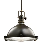 Kichler 2666 Hatteras Bay Light 13"W Pendant - Bronze. Fixed Price $423.99.