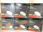 6PK Commercial Electric In. Selectable Cct Led Ultra-slim White Recessed Light. Fixed Price $59.39.