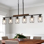 Dvmteom 6-LIGHT Dining Room Fixture/chandelier Over Table Island Lighting. Fixed Price $194.98.
